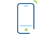 A line art cell phone icon representing Express Scripts Canada's call centres